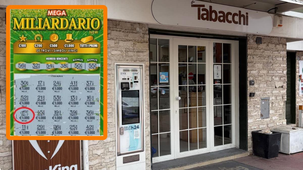 La fortuna fa tappa a Corigliano-Rossano: vinti 20mila euro allo Smoking Caffè