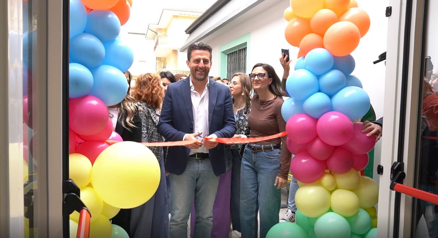 Inaugurato l’asilo nido di via Maradea: 66 posti per le famiglie dell’area urbana di Corigliano