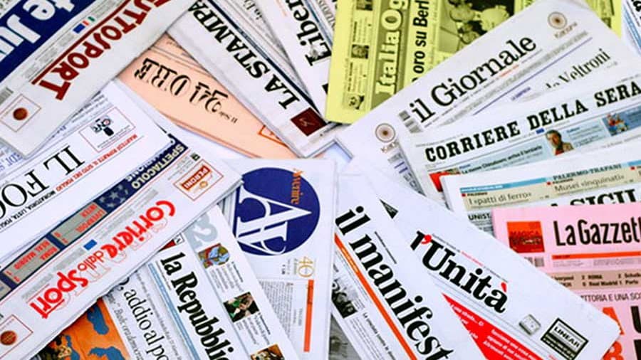 Una raccolta firme contro i finanziamenti pubblici ai giornali: iniziativa in piazzetta Portofino