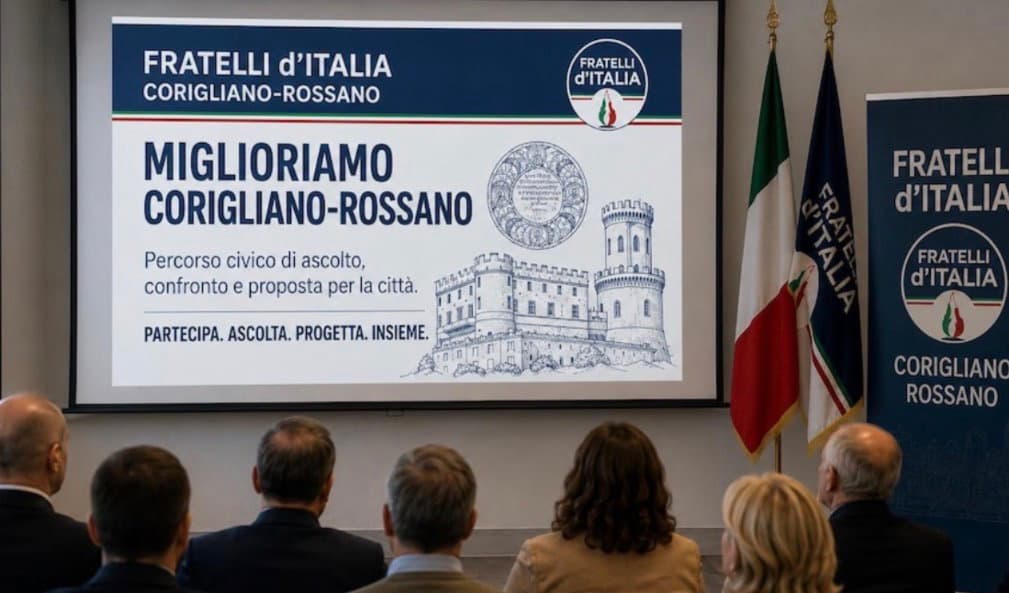 Fratelli d’Italia apre i Dipartimenti alla città: nasce “Miglioriamo Corigliano Rossano”
