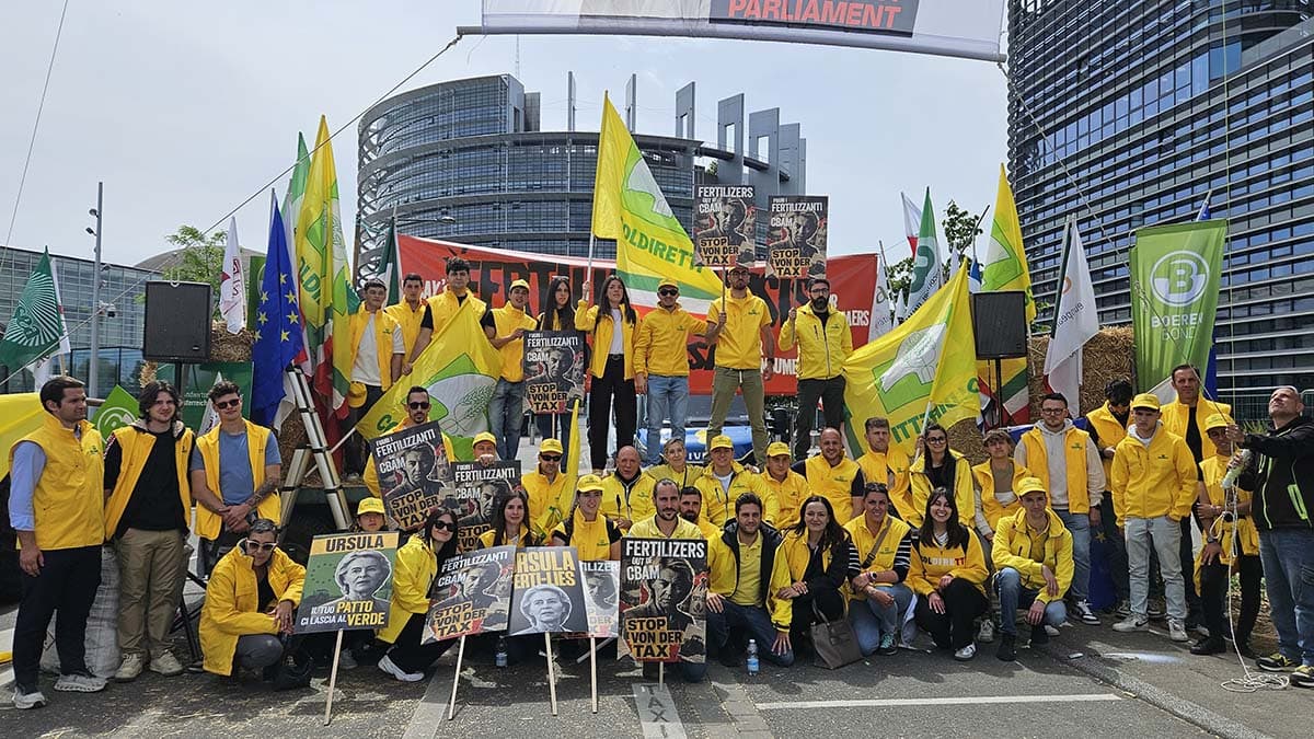 Da Corigliano-Rossano a Strasburgo, Parisi guida la protesta Coldiretti sui fertilizzanti