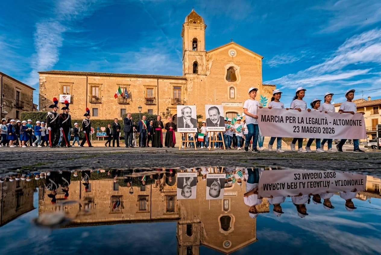 Altomonte marcia per la legalità nel giorno di Capaci: memoria e impegno contro le mafie