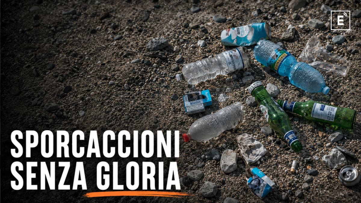 Sant’Angelo, Bandiera Blu sfregiata dagli sporcaccioni: la spiaggia ripulita di giorno e devastata di notte