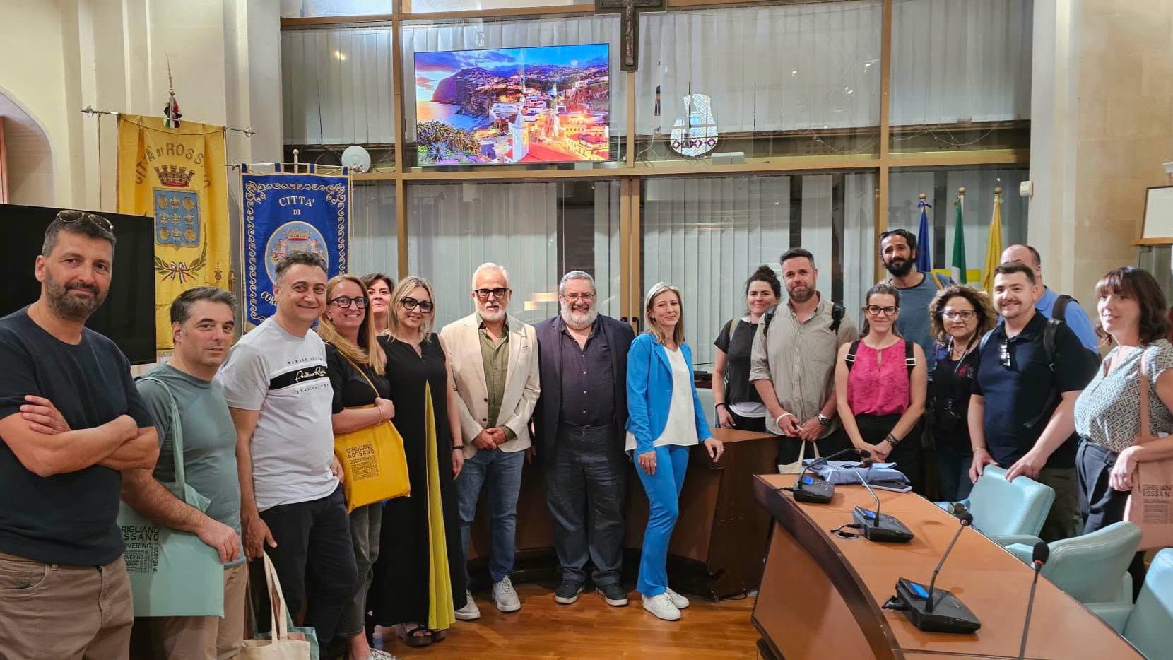 Co-Ro accoglie i partner europei di Anemos: viaggio tra istituzioni, storia e identità del territorio