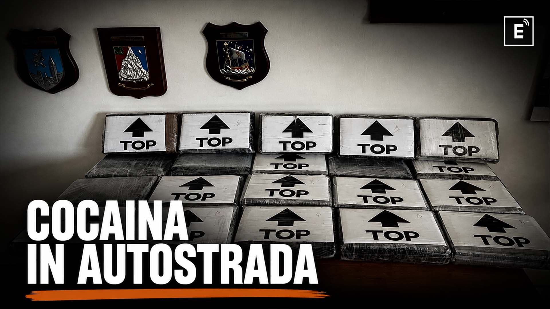 In auto con 22 chili e mezzo di cocaina: arrestato allo svincolo di Tarsia