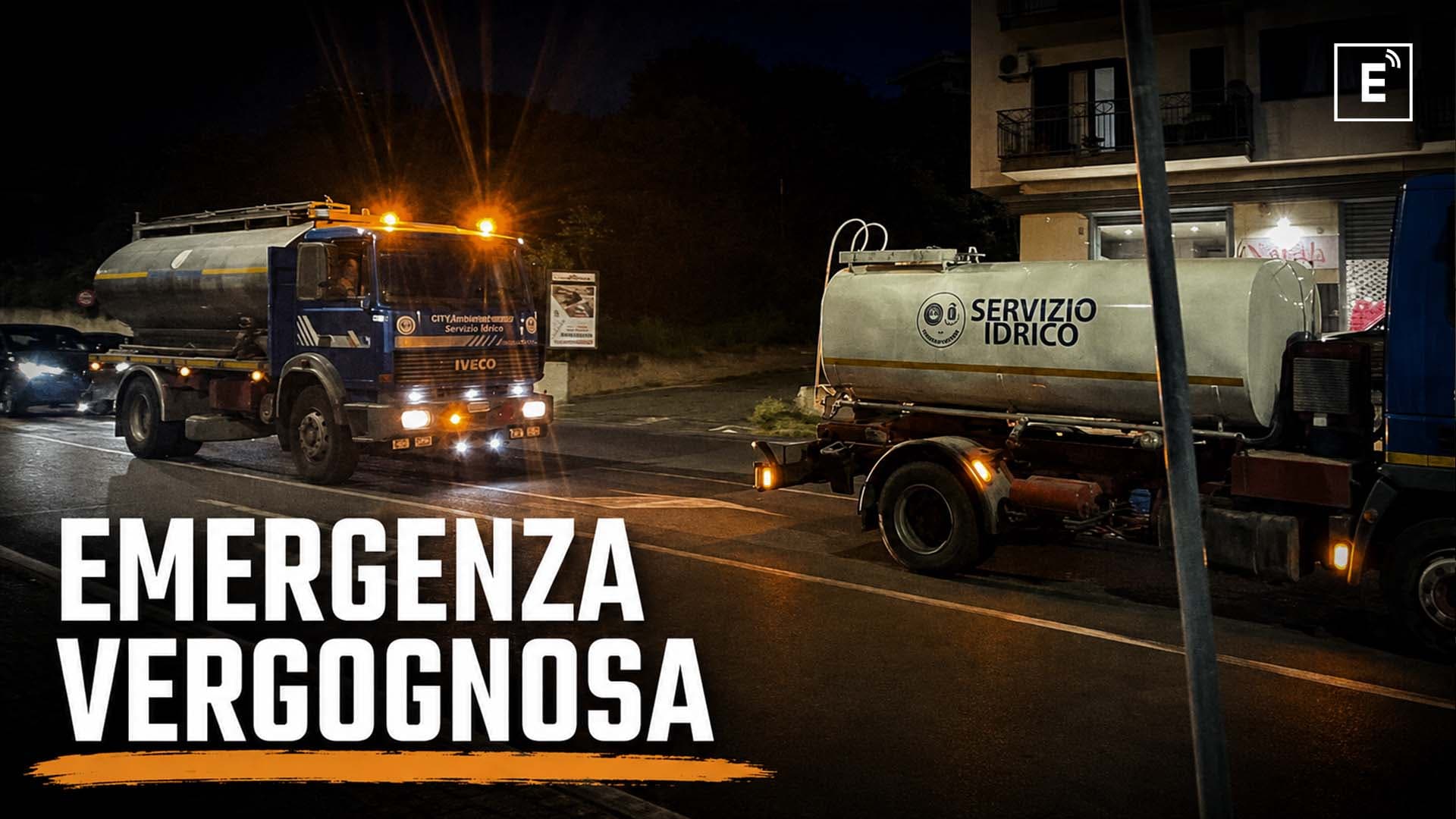 Rossano ancora senz’acqua: nuove rotture sulla condotta, Ospedale rifornito con autobotti