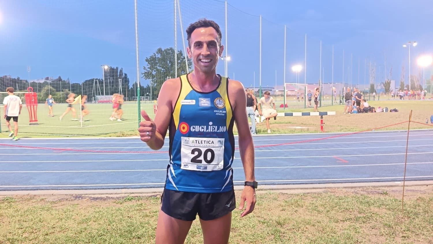 Danilo Ruggiero riscrive il record calabrese Master nei 1500: 4’07” e secondo posto a Castelfranco