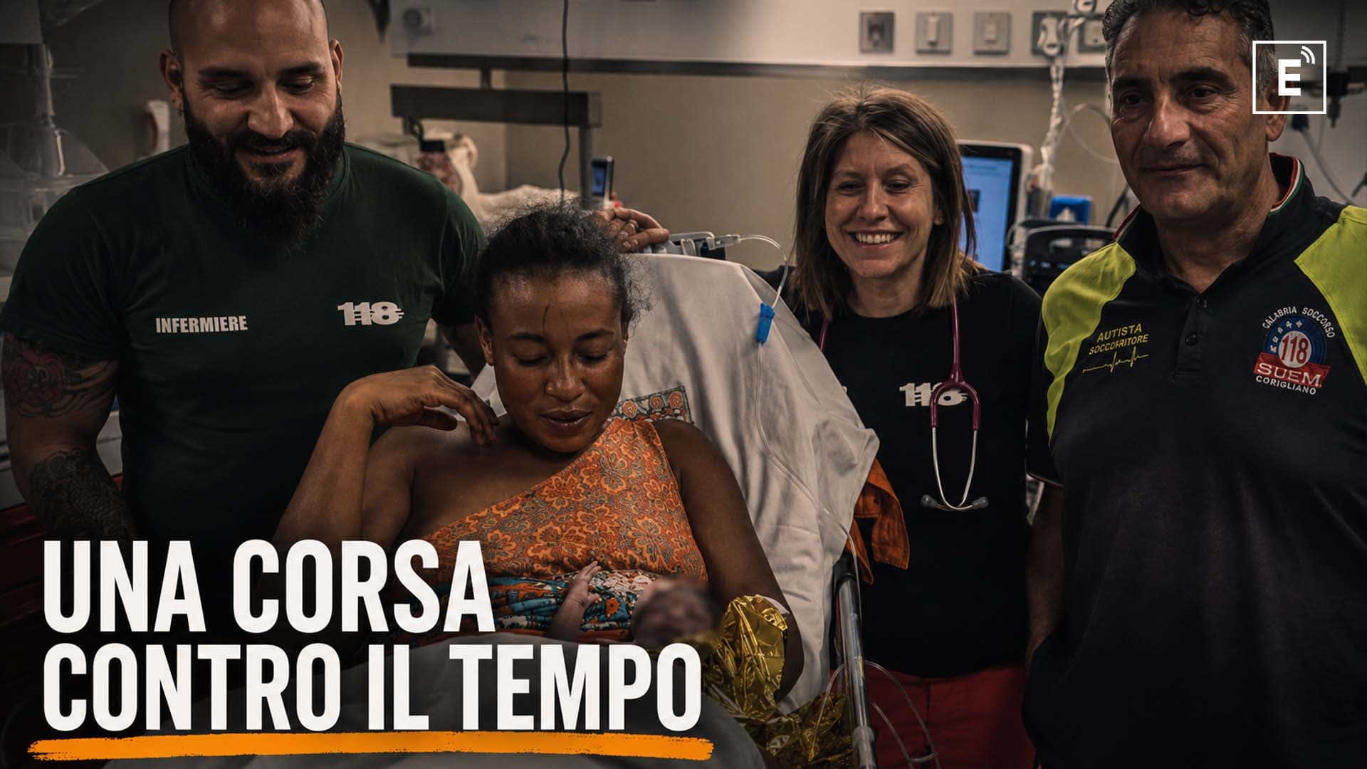 Nasce in ambulanza durante la corsa verso l’ospedale: lieto fine per mamma e piccola Lucy