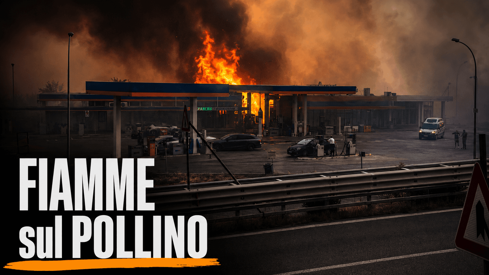 Pollino in fiamme, il fronte minaccia Frascineto: salvata per un soffio la stazione di servizio sull’A2