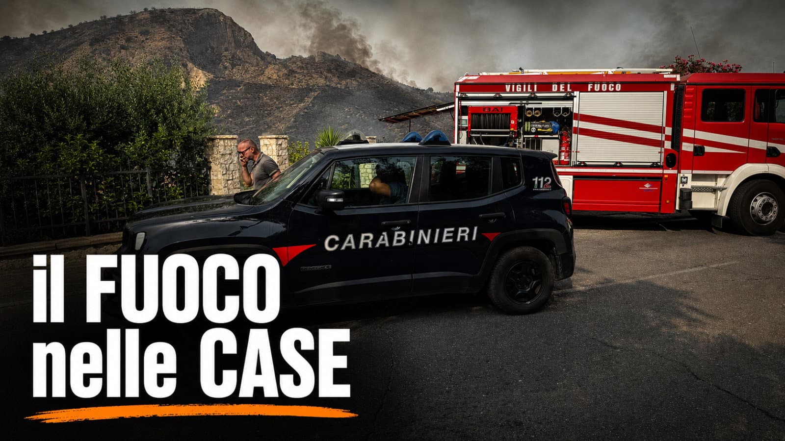 Incendio minaccia Lauropoli: fiamme verso il centro abitato, il sindaco chiede massima collaborazione