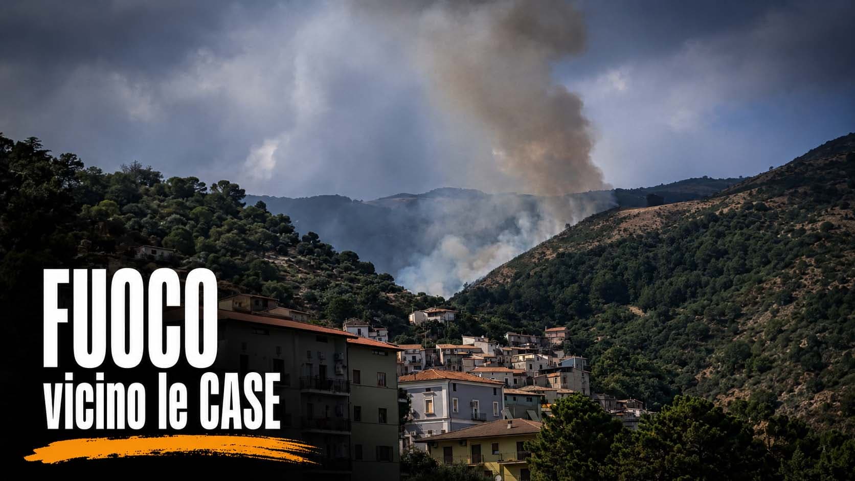Il Pollino torna a bruciare: fiamme tra Acquaformosa e Lungro