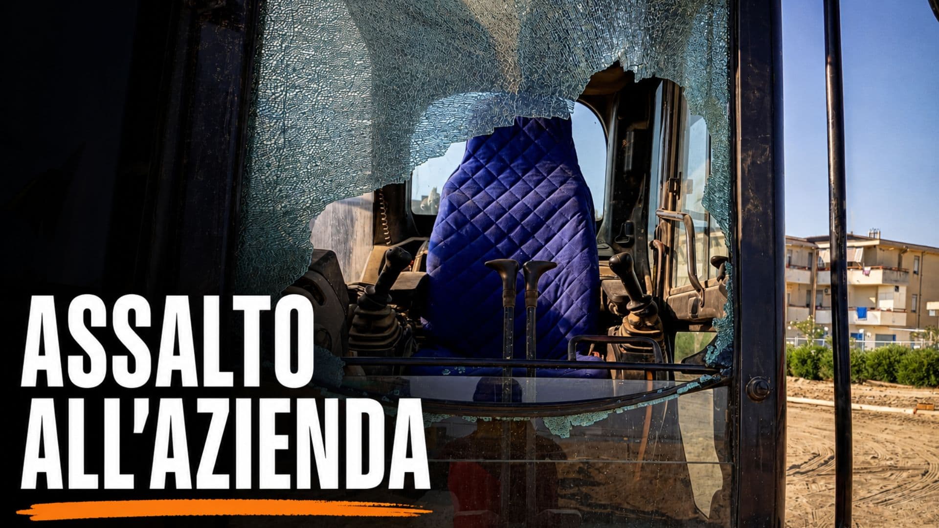 Schiavonea, devastati i mezzi nel cantiere del Presidente di Ance Calabria Rugna. «Non ci fermeremo»