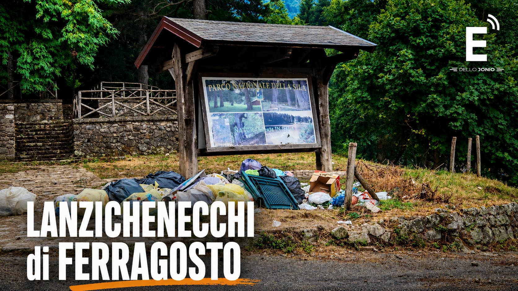 Dopo Ferragosto la Sila Greca è una discarica: dai boschi di Fossiata a Macrocioli resta la vergogna