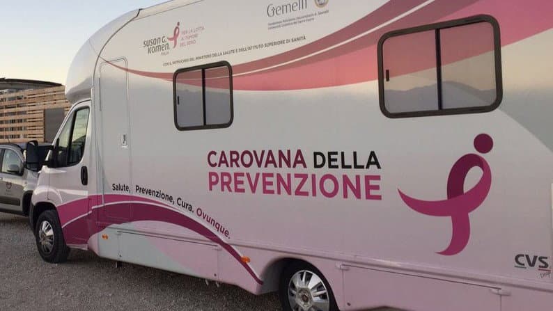 Morano Calabro, arriva la Carovana della Prevenzione: mammografie gratuite per over 50