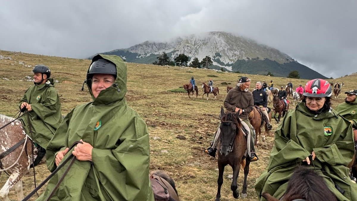 Dal Veneto al Pollino in sella: cavalieri da tutta Italia alla scoperta del Giardino degli Dei