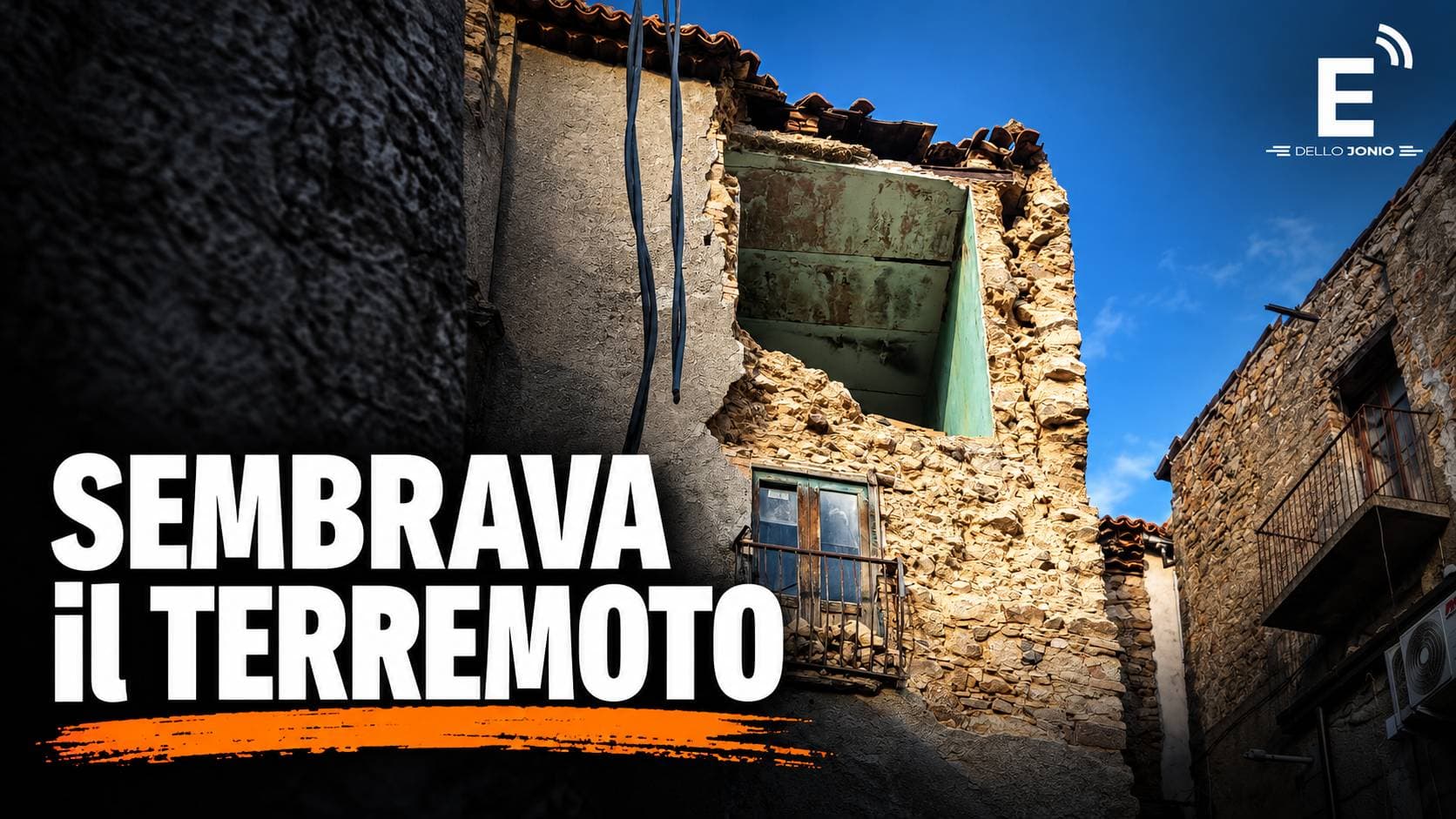 Bocchigliero, crolla parte di uno stabile nel cuore del centro storico: «Sembrava un terremoto»