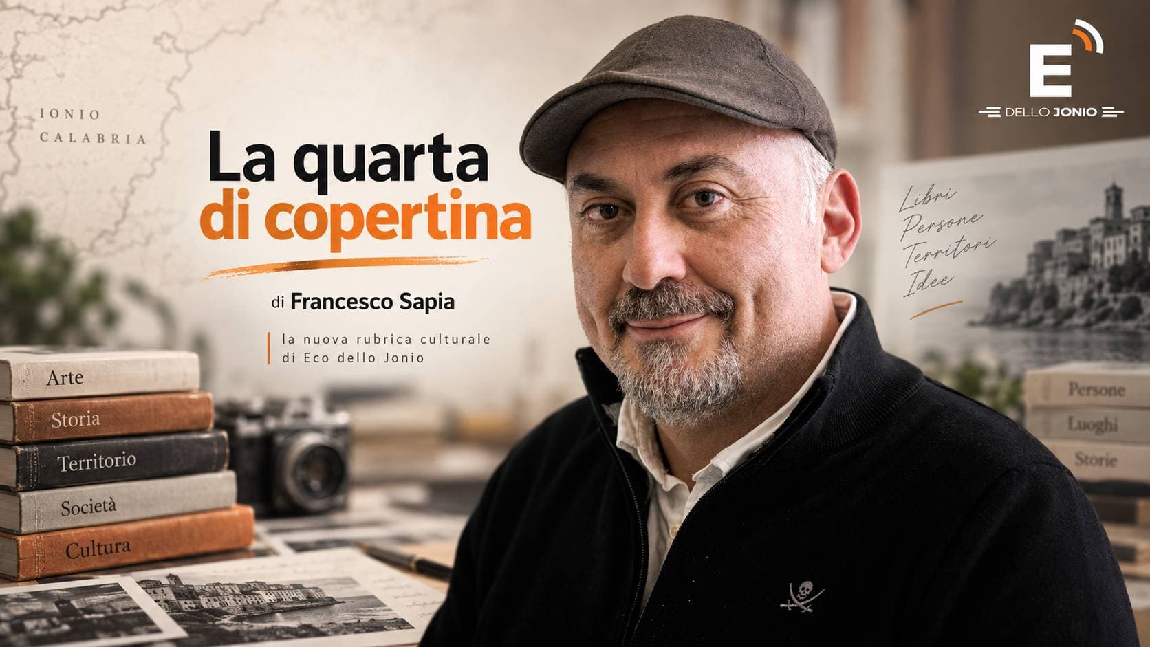 Nasce “La quarta di copertina”, su Eco la nuova rubrica di Francesco Sapia