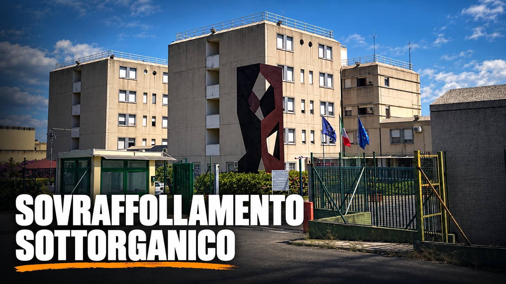 Carcere di Rossano oltre il limite: 334 detenuti, 129 agenti e 23 aggressioni gravi