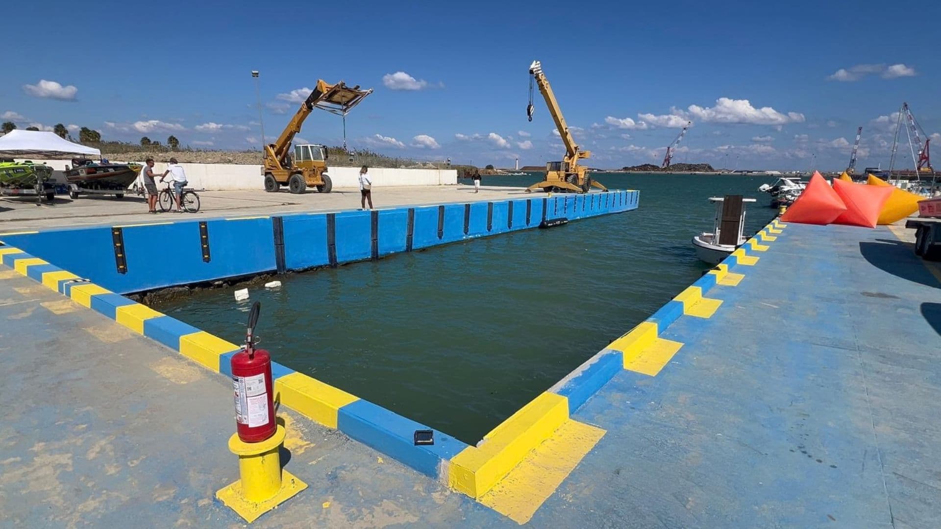 Porto di Corigliano: inaugurata la nuova vasca di alaggio e varo