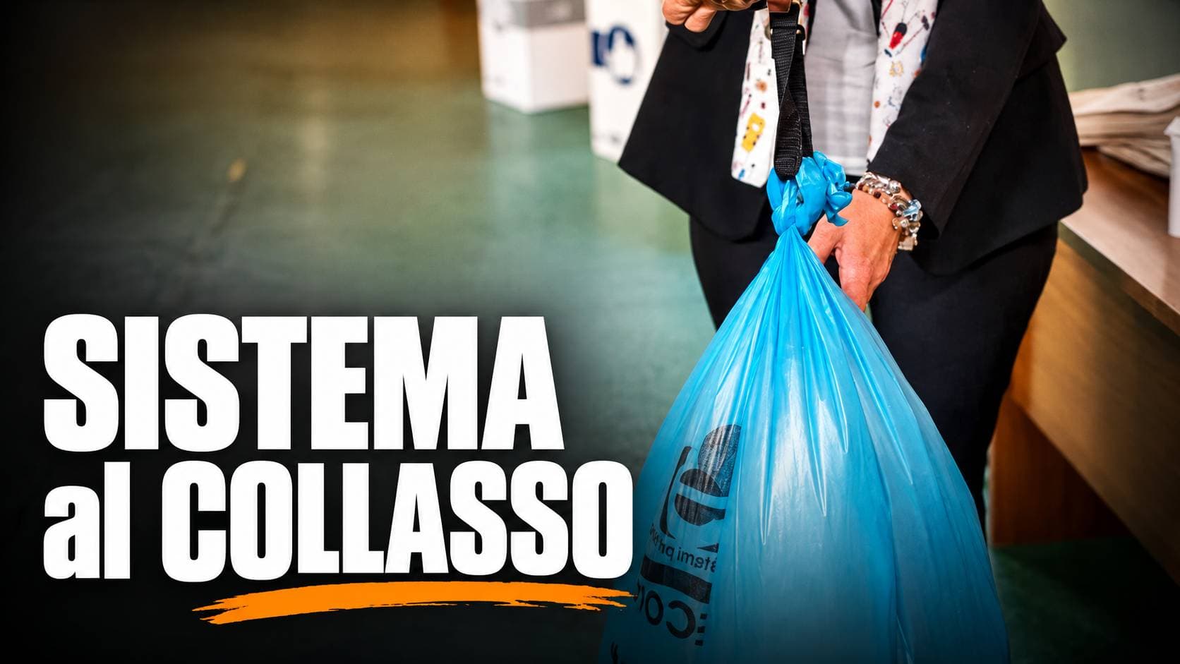 La plastica resta nelle case: il sistema di riciclo si è inceppato. A Corigliano-Rossano a rischio anche il turno di giovedì