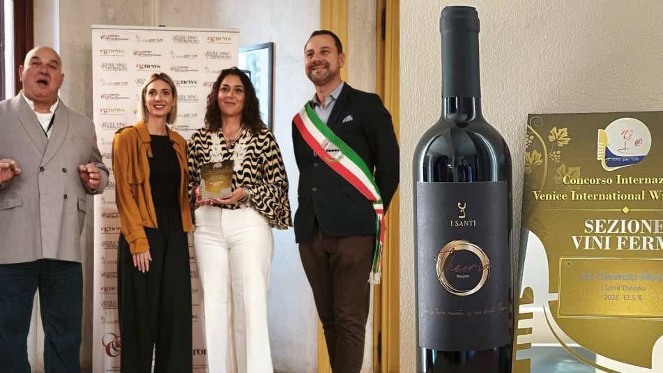 Il Theoria Rosso 2025 conquista la Gondola d’Oro a Venezia